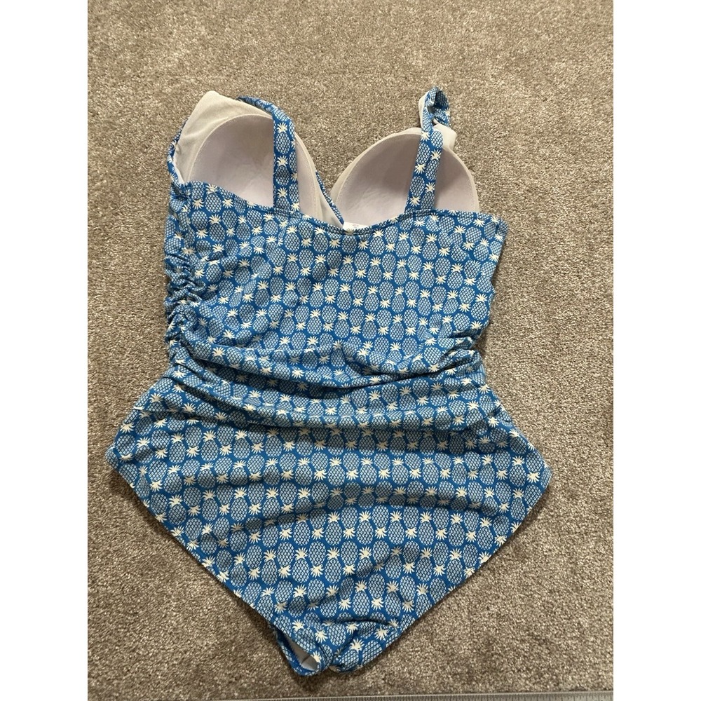 Boden Set Of 2 US 20-22 Long Swimsuits - Lemons & Pineapples Excellent Condition - Picture 14 of 16